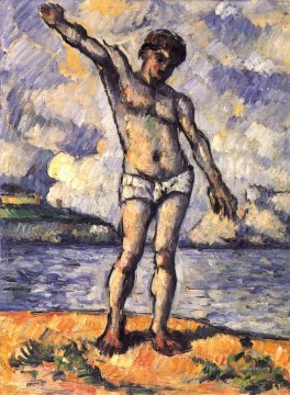 Paul Cézanne œuvres - Homme debout bras tendus Paul Cézanne